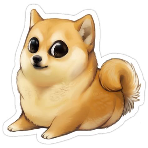 Cute Doge Stickers By Rad Merch Redbubble