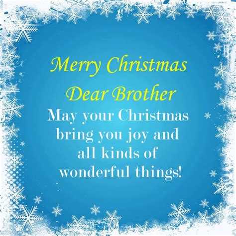 97 Merry Christmas Brother Xmas Wishes And Messages