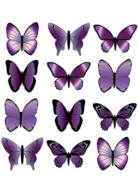 Purple Butterfly Cake Toppers Be Prioritized Day By Day Account