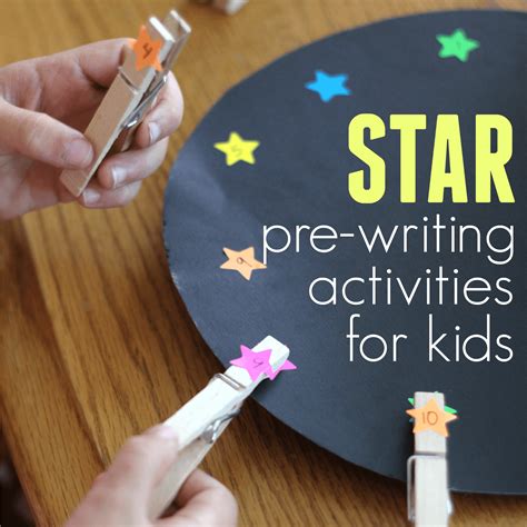 Star Pre Writing Activities For Preschoolers Toddler Approved