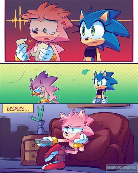 Sonic Cómics 78 Foto Sonic Funny Sonic And Amy Sonic Fan