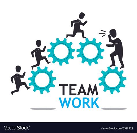 Business Teamwork And Leadership Royalty Free Vector Image