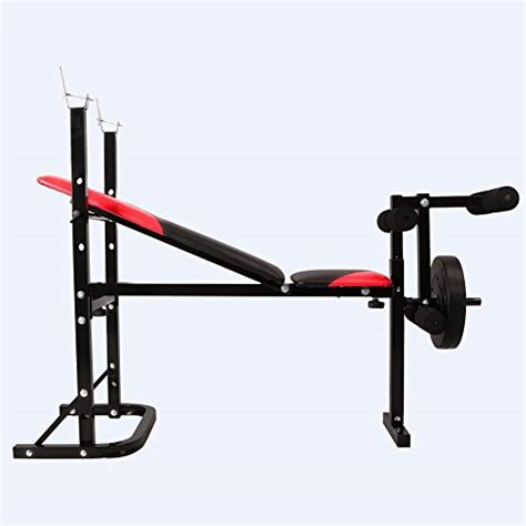 Swm Adjustable Weight Lifting Bench Workout Fitness Excise Bed Leg