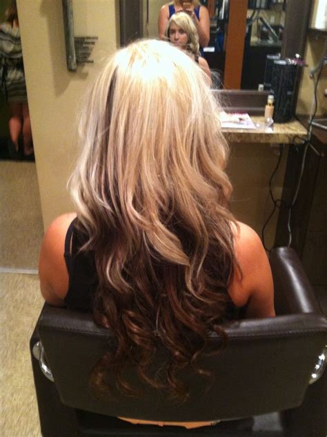 Blonde With Brown Underneath Hair Stylesupdoscolors By