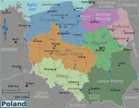 file poland regions map png wikitravel shared