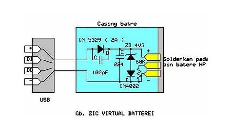 Make A Virtual Phone Battery - Electronic Circuit