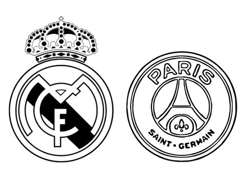 Klick das bild logo der winnipeg jets an, um die druckversion zu sehen, oder um es online anzumalen (kompatibel mit ipad und android tablets). Kleurplaat Logo Paris Saint Germain • Kidkleurplaat.nl