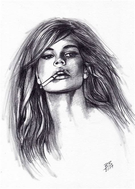 Smoking Sketch Pencil