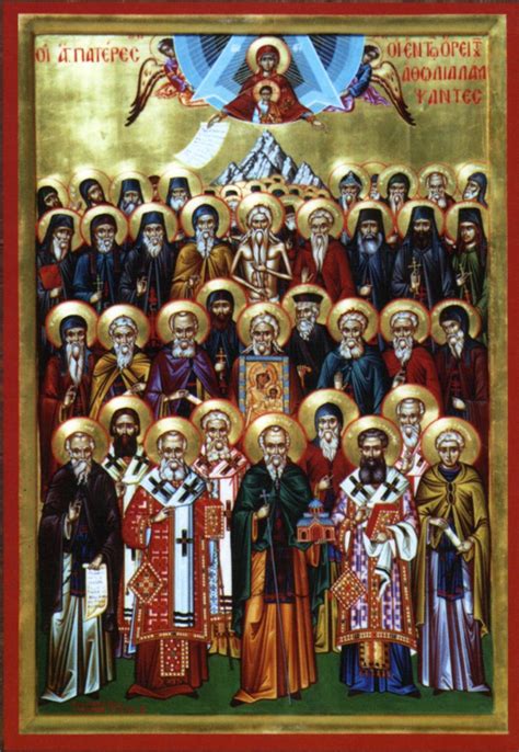 Icon Of Orthodox Saints The One Who Testifies To These Things Says