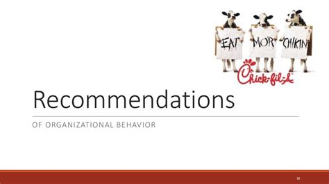 analysis of chick fil a and recommendations for organizational behavior