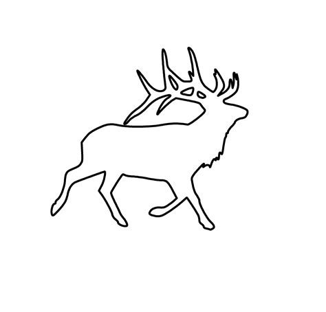 Elkbuntu glossy christmas tree clip art. Elk Vector Graphic instant digital download SVG file for ...