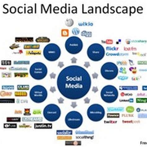 una infografía sobre cómo es el sector del social media ~ el mundo de skizzo