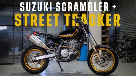 Two Bikes In One Suzuki Dr650 Scrambler Street Tracker Purpose