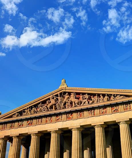The Parthenon In Nashville Tennessee Is A Full Scale Replica Of The