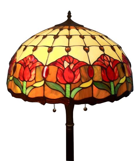 The samantha arched floor lamp by milton greens stars was designed with 5 individually adjustable arc lamps for total lighting control. Tiffany Style Tulips Floor Lamp 62 inch high