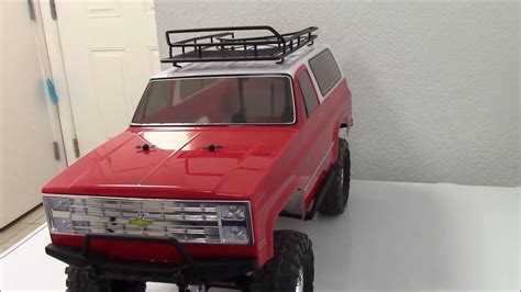 Vaterra K 5 Blazer Integy Roof Rack With Spare Tire Unboxing Youtube