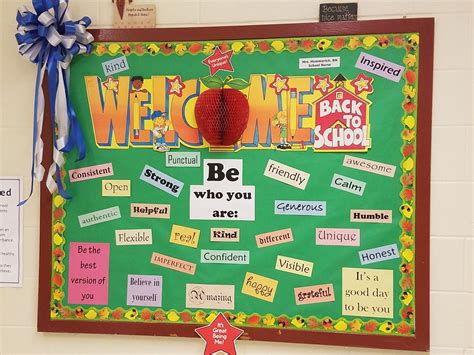 Welcome Back To School Bulletin Board Sept 2018 School Bulletin