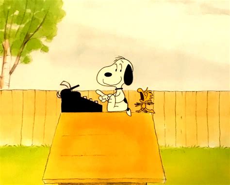 Snoopy And Woodstock Original Cels From The 1960s Charlie Brown Tv