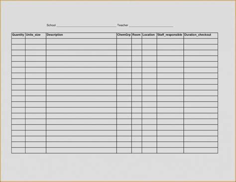 Blank Spreadsheet Template Pdf Within Blank Spread Sheet 10003