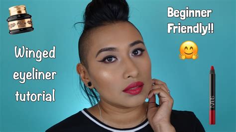 Winged Eyeliner And Red Lips Classic Glam Beginner Friendly Youtube