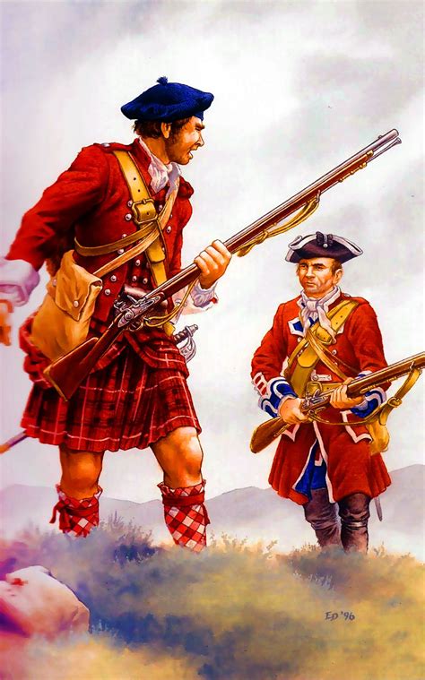 British Highland Troops British Uniforms Military Art Scottish Warrior