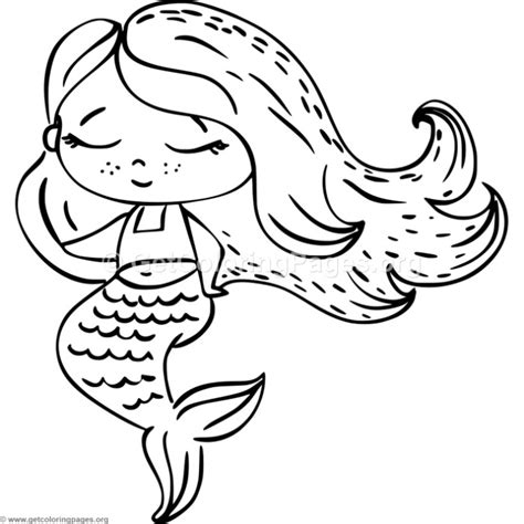 Free download 38 best quality cute mermaid coloring pages at getdrawings. Cute Mermaid 8 Coloring Pages - GetColoringPages.org