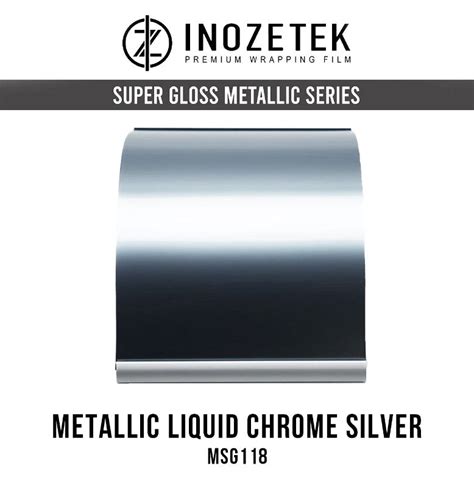Inozetek Super Gloss Metallic Msg118 Liquid Chrome Silver Rein Garage