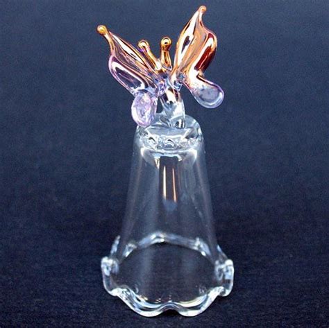 Glass Figurines Collectible Figurines Glass Butterfly Sewing