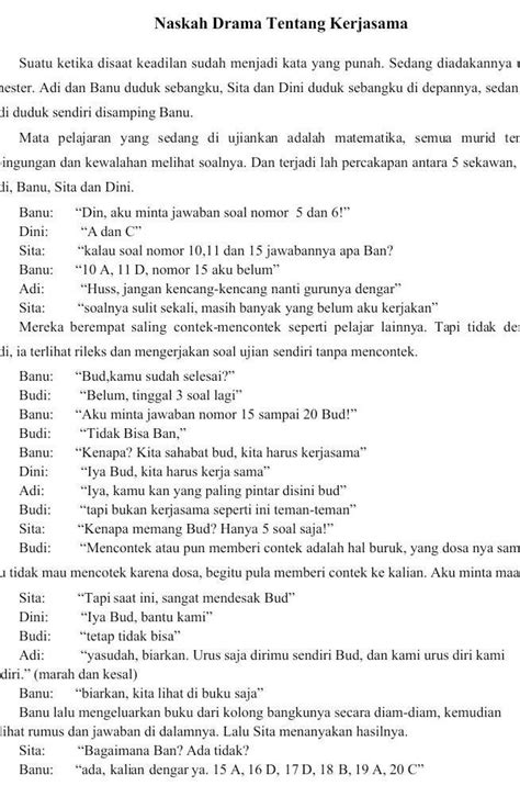 Contoh Teks Drama Bahasa Jawa 4 Orang – retorika