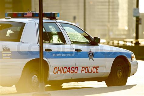 Chicago Police Cruiser Stock Image Colourbox