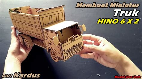Miniatur truk sound sitem sketsa bengawan. Anti Gosip Miniatur Truk Dari Kardus Oleng - livery truck ...