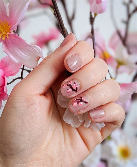 Cherry Blossom Nail Art Eclectic Spark