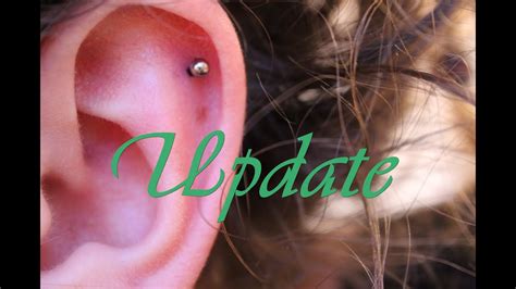 Warning do not try this alone!you are probably thinking, this video is a day early? yes it is, i might not be home until pretty late on wednesday, so i ask. Helix-Piercing Update - YouTube