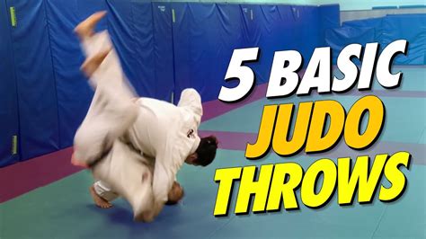 5 Basic Judo Throws Everyone Should Know Youtube