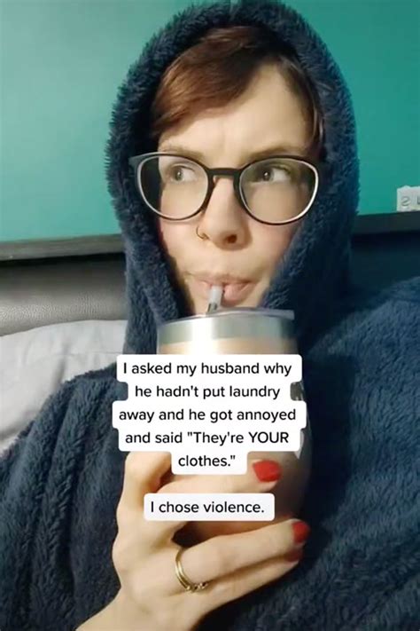 Husband Tells Wife “they’re Your Clothes” When She Asks Him To Do Laundry She Chooses Violence