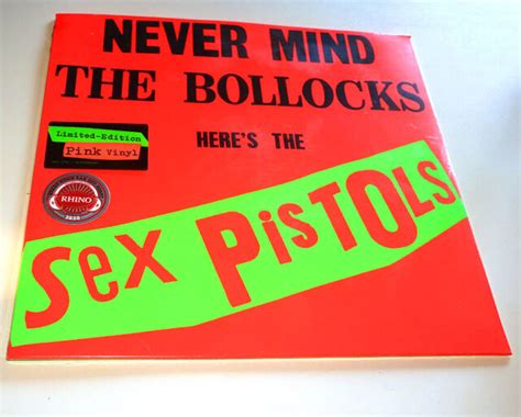 Sex Pistols ‎ Never Mind The Bollocks Factory Lp Pink Vinyl Rhino For