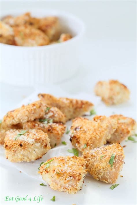 Chicken nuggets should be frozen before they are baked or they can dry out baking them twice. Panko Baked Chicken Nuggets