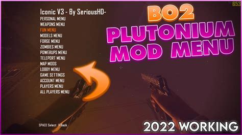 How To Get A Mod Menu On Plutonium Black Ops 2 Zombies Working All