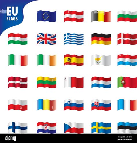 Flags Of The European Union Stock Vector Image Art Alamy