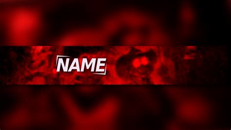 Free Stylish Gaming Youtube Banner Template 5ergiveaways