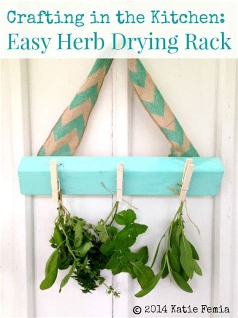 Easy Diy Herb Drying Rack