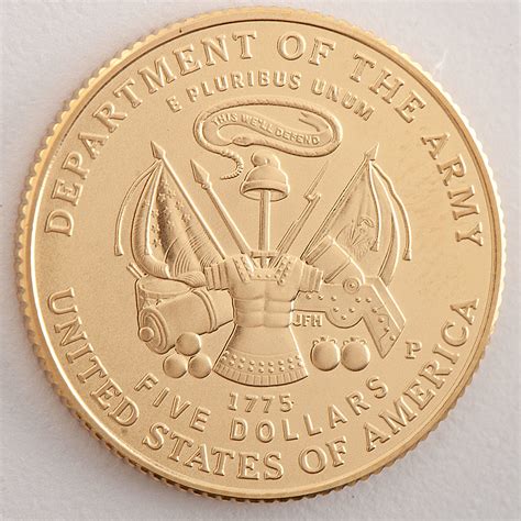 United States Army Gold 5 Coin 2011 P Cowans Auction House The