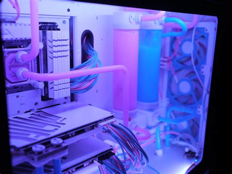 Were Really Feeling This Pink And Blue Rig From Quakecon Computer