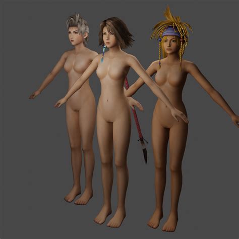 Ffx Hidden Nude Models In Game Data By Agensonik On Deviantart