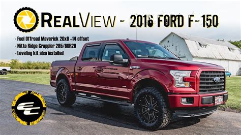 Realview Leveled 2016 Ford F 150 W 20 Fuel Mavericks And 34 Nitto