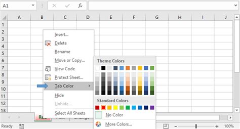 How To Rename Sheets And Format Sheet Tabs In Excel