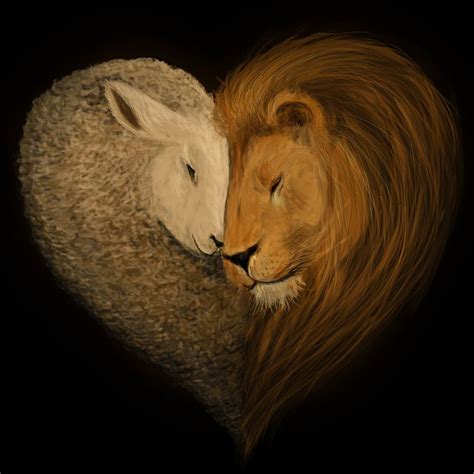 Lion And Lamb By Raro On Deviantart Leão E Cordeiro Arte Jesus Arte