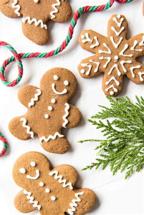 Soft And Chewy Gingerbread Men Cookies With Video House Of Nash Eats