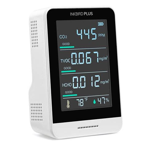 Inkbirdplus Air Quality Monitor Ak3 Indoor Co2 Meter Accurate Tester