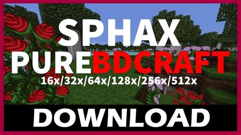 Sphax Purebdcraft Texture Pack 116 Review And Download